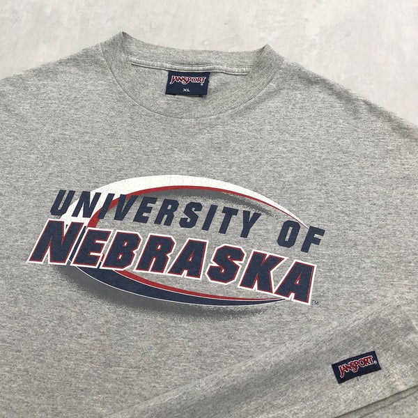 Vintage Jansport T-SHirt Nebraska Uni (XL)