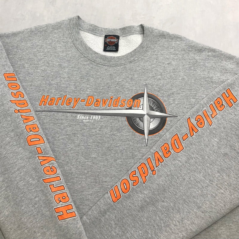 Harley Davidson Sweatshirt 2000-2001 Conway New Hampshire USA (2XL)