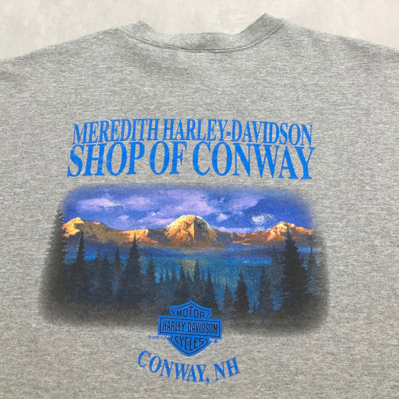 Harley Davidson Sweatshirt 2000-2001 Conway New Hampshire USA (2XL)