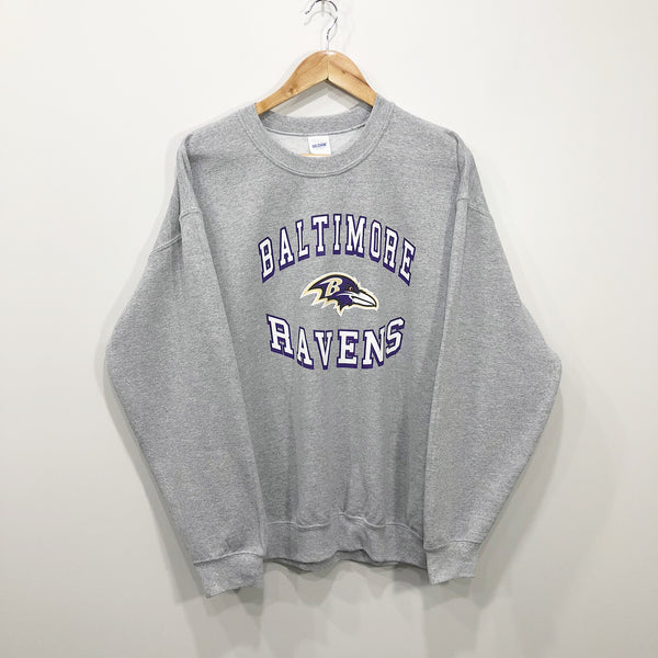 Gildan Fleeced Sweatshirt NFL Baltimore Ravens (L)
