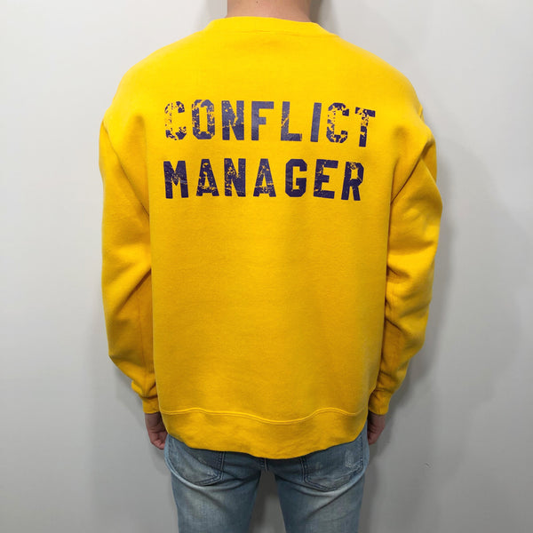 Vintage Russell Fleeced Sweatshirt Custer School Cougars Washington USA (S/SHORT)