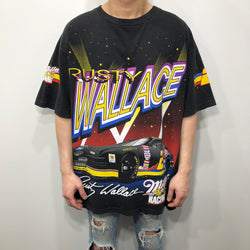 Vintage Nascar T-Shirt Miller #2 Rusty Wallace (XL)