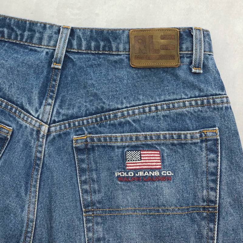 Vintage Polo Jeans Co Ralph Lauren Denim Jeans 31 32 VINTAGELANDNZ vintage-polo-jeans-co-ralph-lauren-denim-jeans-31-32-vintagelandnz