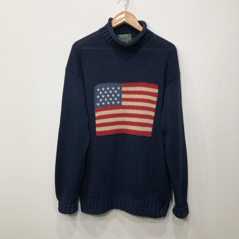 Vintage Polo Ralph Lauren Country Knit Sweater (L/TALL)
