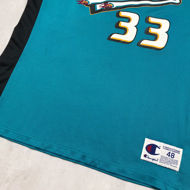 Vintage Champion NBA Jersey Detroit Pistons #33 Grant Hill USA (M/TALL)