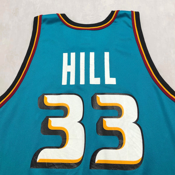 Vintage Champion NBA Jersey Detroit Pistons #33 Grant Hill USA (M/TALL)