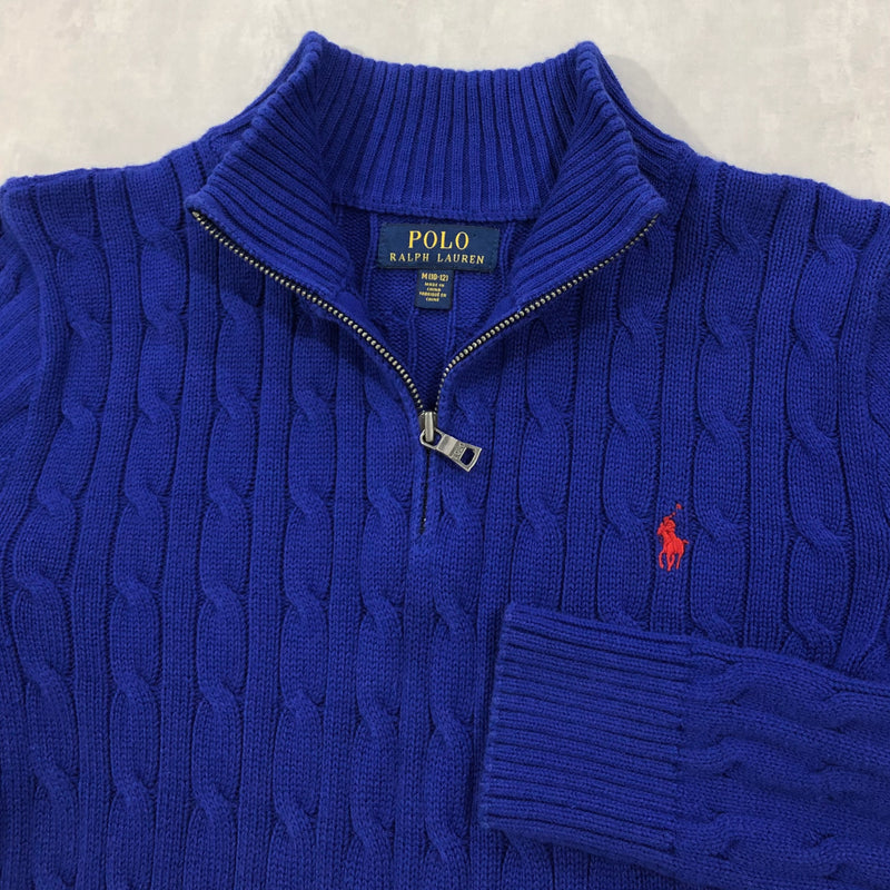 Polo Ralph Lauren Cropped Knit Quarter Zip (W/S)