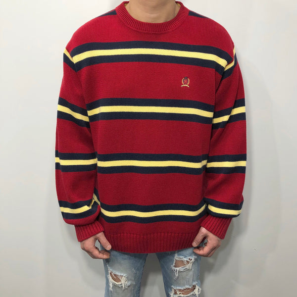 Tommy Hilfiger Knit Sweater Lion Crest Logo (L)