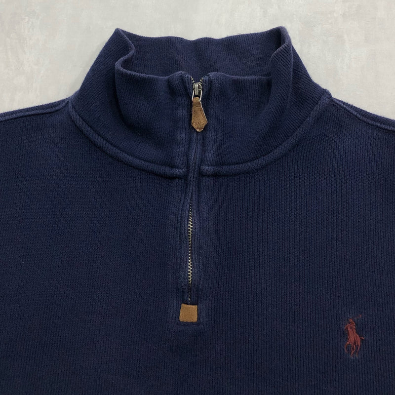 Polo Ralph Lauren Knit Quarter Zip (L/BIG/SHORT)