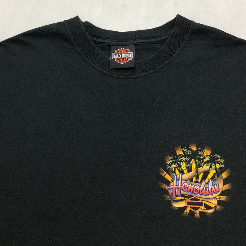 Harley Davidson T-Shirt Honolulu Hawaii USA (2XL/TALL)