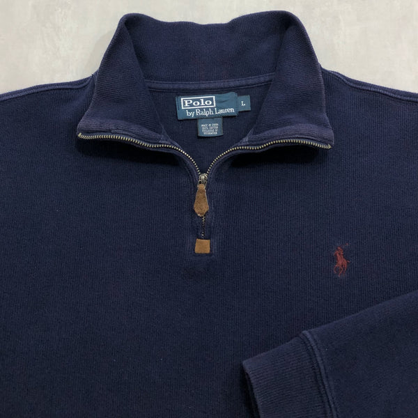 Polo Ralph Lauren Knit Quarter Zip (L/BIG/SHORT)