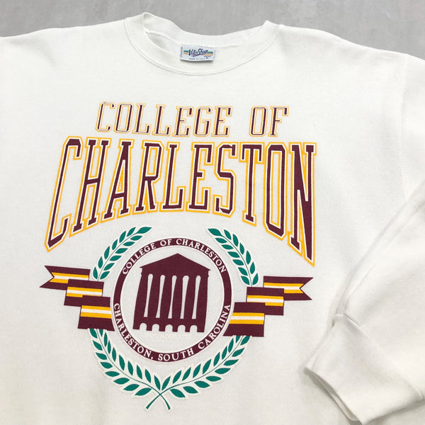 Vintage Fleeced Sweatshirt College of Charleston USA (L)