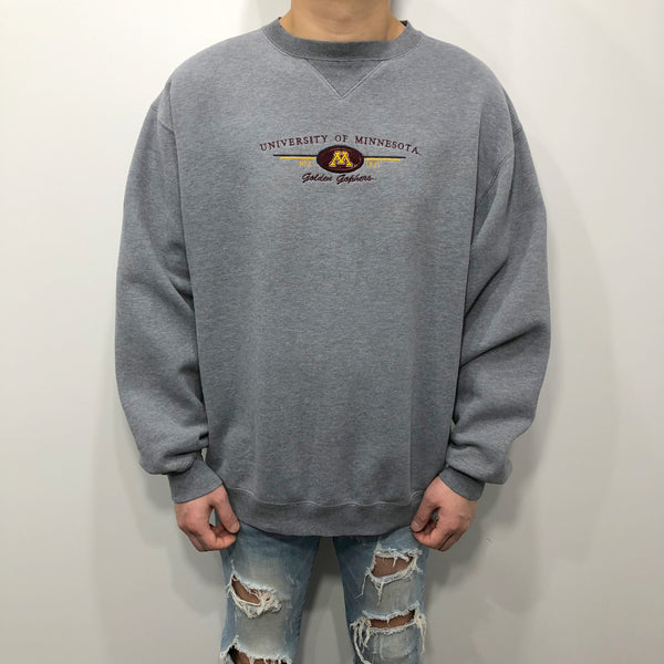 Vintage Jansport Fleeced Sweatshirt Minnesota Uni (M/BIG)