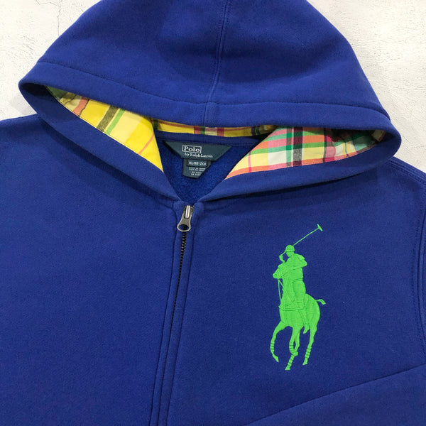 Polo Ralph Lauren Fleeced Sweatshirt Hoodie Zip (W/L)