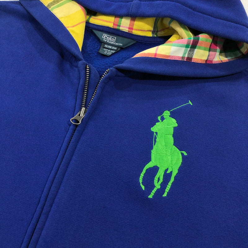 Polo Ralph Lauren Fleeced Sweatshirt Hoodie Zip (W/L)