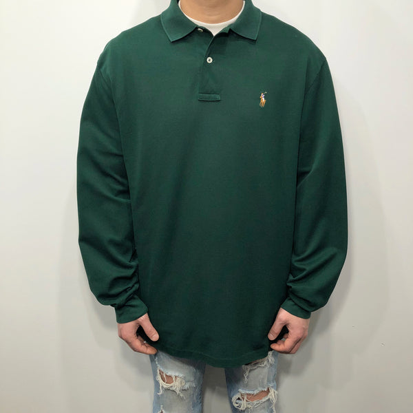 Polo Ralph Lauren Polo Shirt Long Sleeved (M-L)