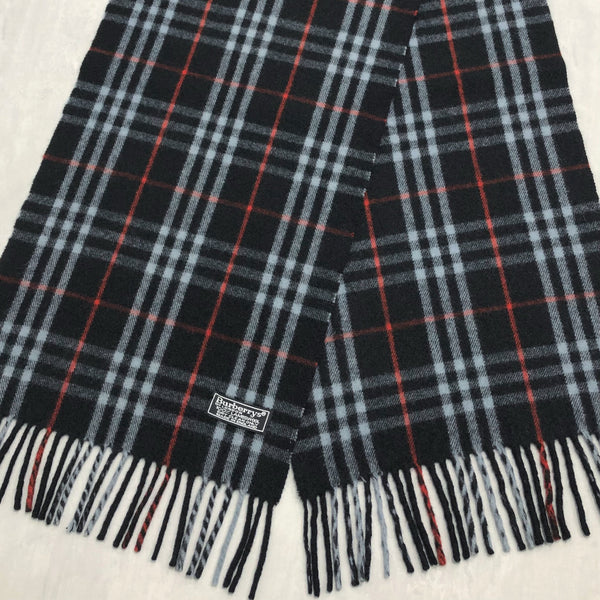 Vintage Burberry Lambswool Scarf England