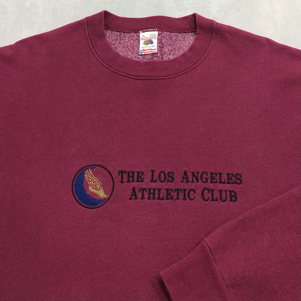 Vintage Fruit of the Loom Fleeced Heavy Sweatshirt The Los Angeles Athletic Club USA (2XL)