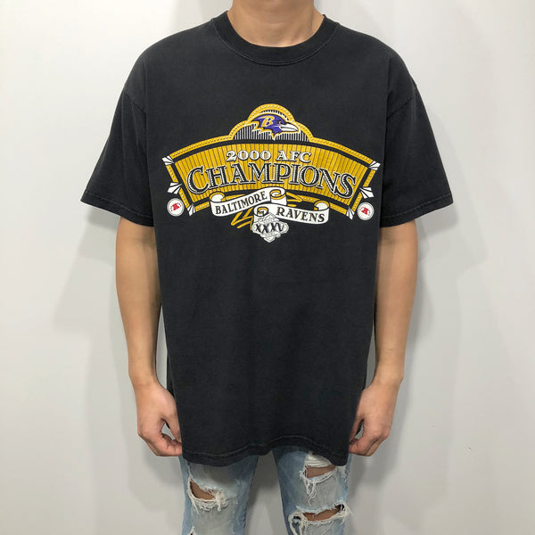 Vintage Gildan T-Shirt 2000 NFL Baltimore Ravens (L)