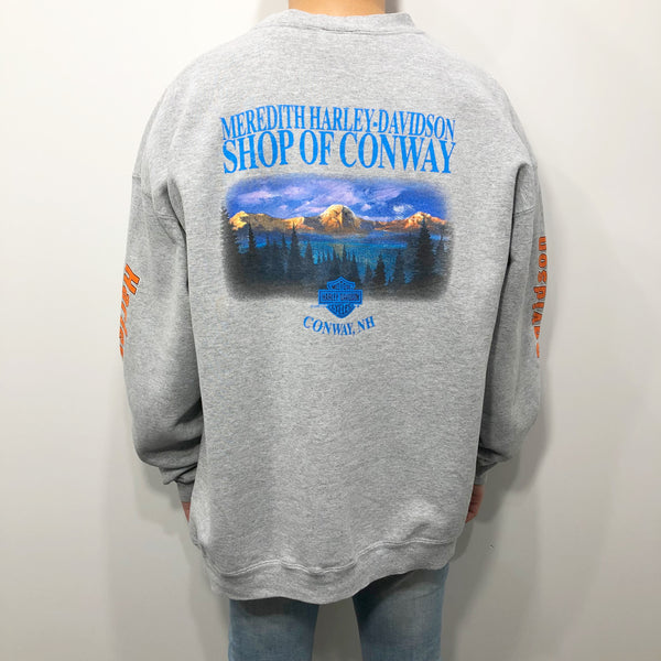 Harley Davidson Sweatshirt 2000-2001 Conway New Hampshire USA (2XL)
