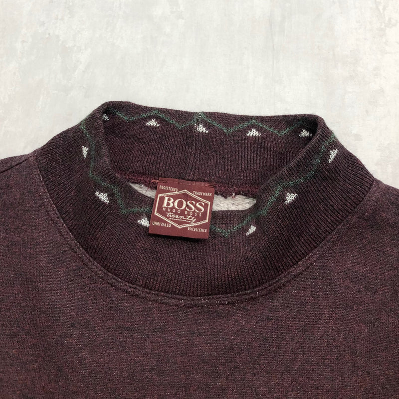 Vintage Hugo Boss Sweatshirt Green Ski Refuge Club (XL/BIG-2XL)