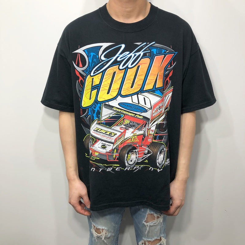 Jerzees T-Shirt Empire Super Sprints #10 Jeff Cook (XL)