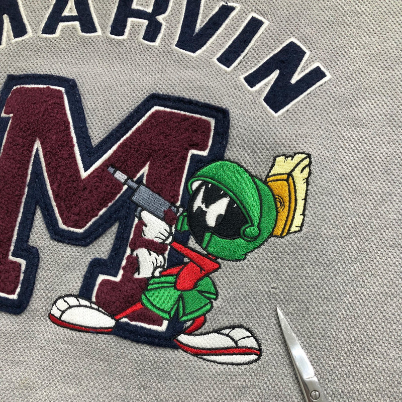 Looney Tunes Quarter Zip Sweatshirt Marvin The Martian (L/BIG-XL)