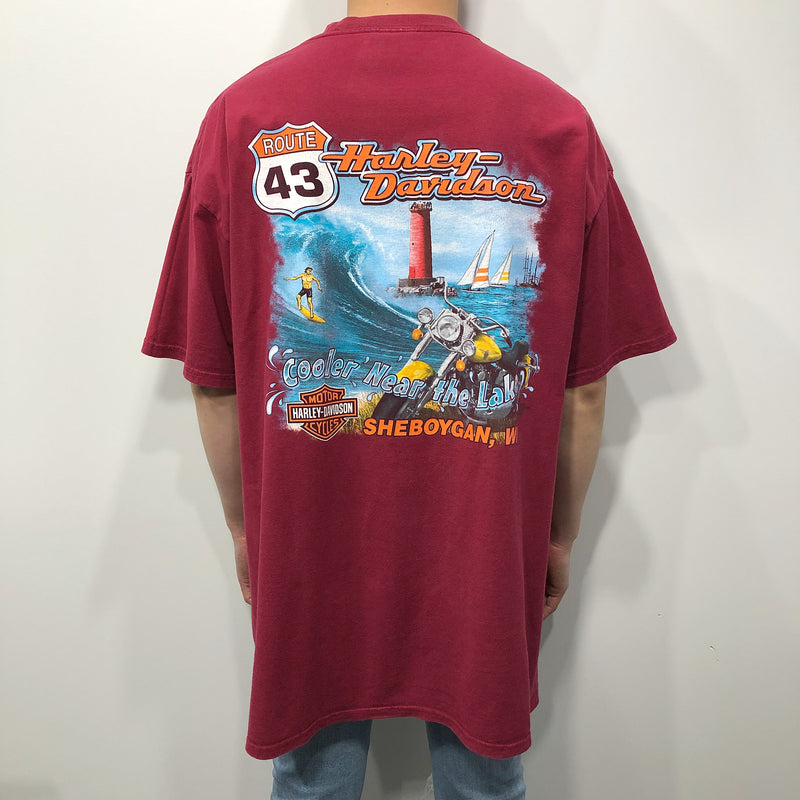 Harley Davidson T-Shirt Sheboygan Wisconsin (XL/TALL)