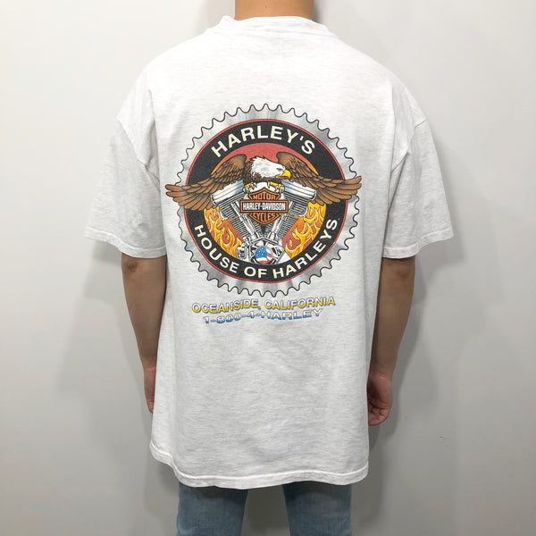 Harley Davidson T-Shirt 1996 Oceanside California (XL)