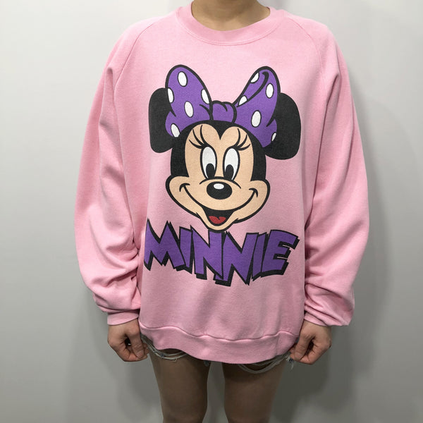 Vintage Disney Sweatshirt Minnie USA (W/XL)