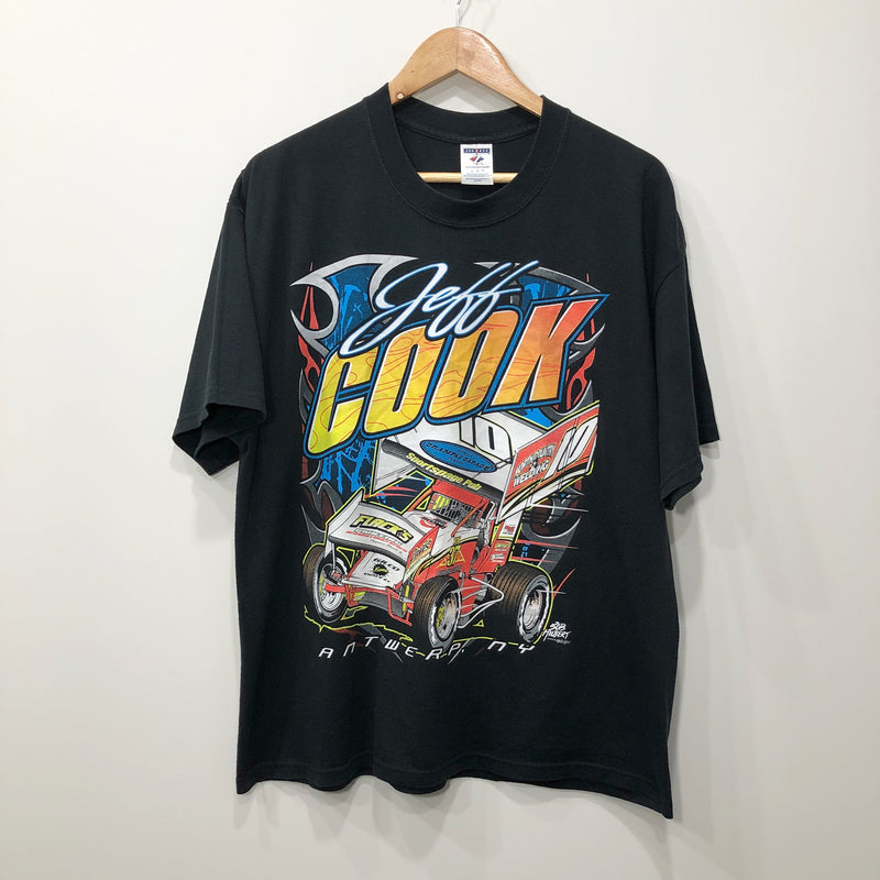 Jerzees T-Shirt Empire Super Sprints #10 Jeff Cook (XL)