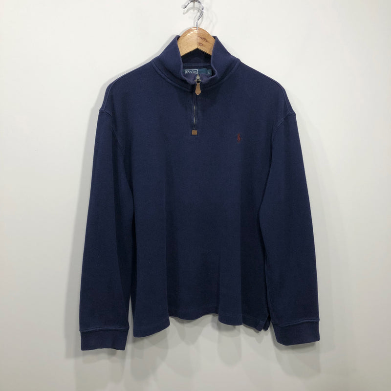 Polo Ralph Lauren Knit Quarter Zip (L/BIG/SHORT)