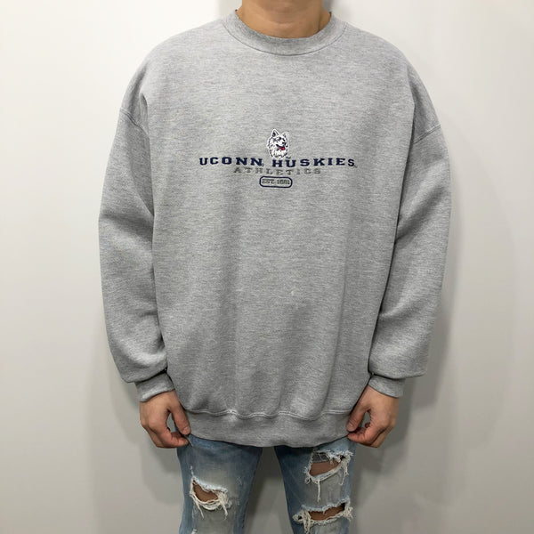 Vintage Sweatshirt Connecticut Uni Huskies (L)
