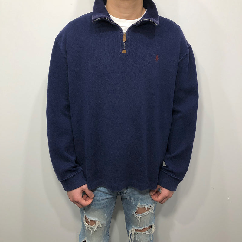 Polo Ralph Lauren Knit Quarter Zip (L/BIG/SHORT)