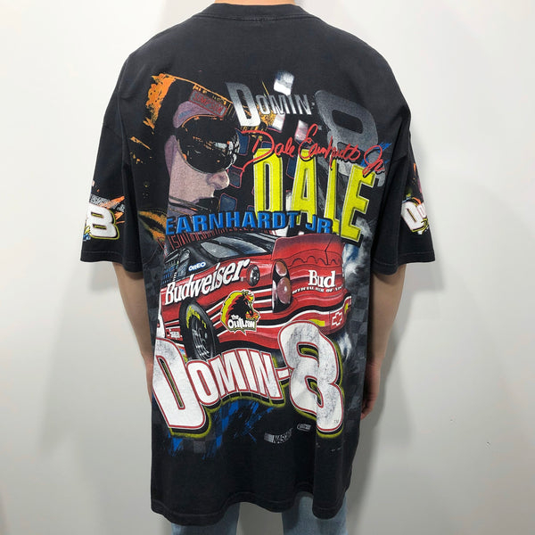 Vintage Chase Nascar T-Shirt 200 Budweiser #8 Dale Earnhardt Jr. (2XL)