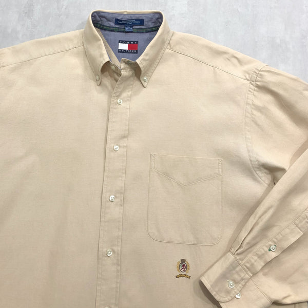 Vintage Tommy Hilfiger Shirt Lion Crest Logo (XL)