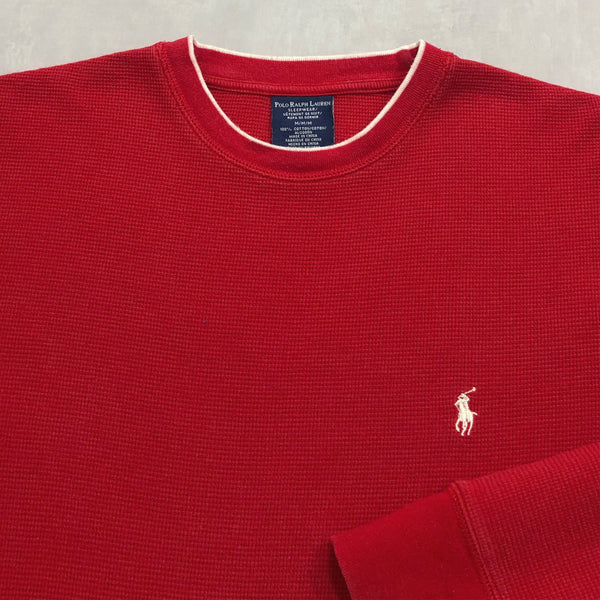 Polo Ralph Lauren Mini Waffle T-Shirt Long Sleeved (M)