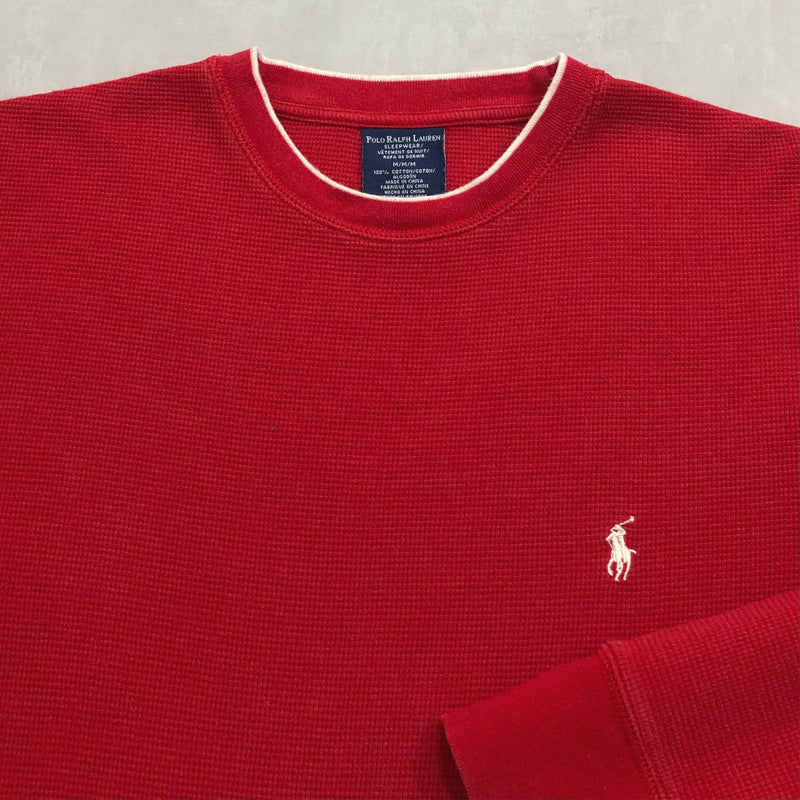 Polo Ralph Lauren Mini Waffle T-Shirt Long Sleeved (M)