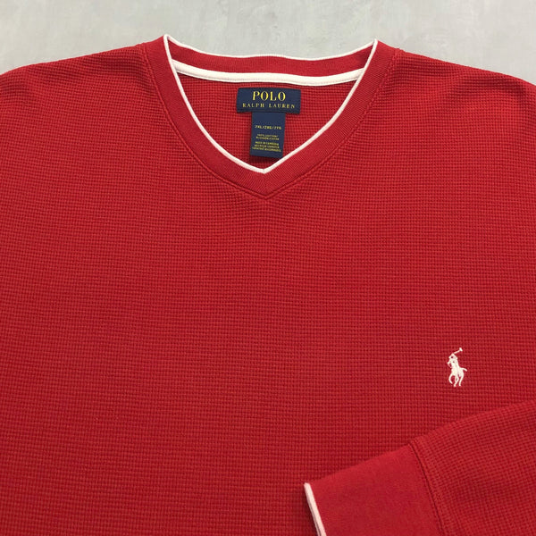 Polo Ralph Lauren Mini Waffle T-Shirt Long Sleeved (2XL)