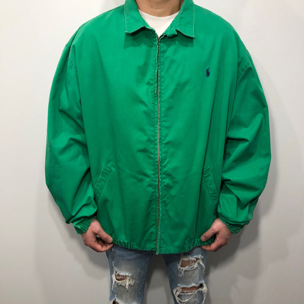 Vintage Polo Ralph Lauren Cotton Jacket USA (2XL/SHORT)