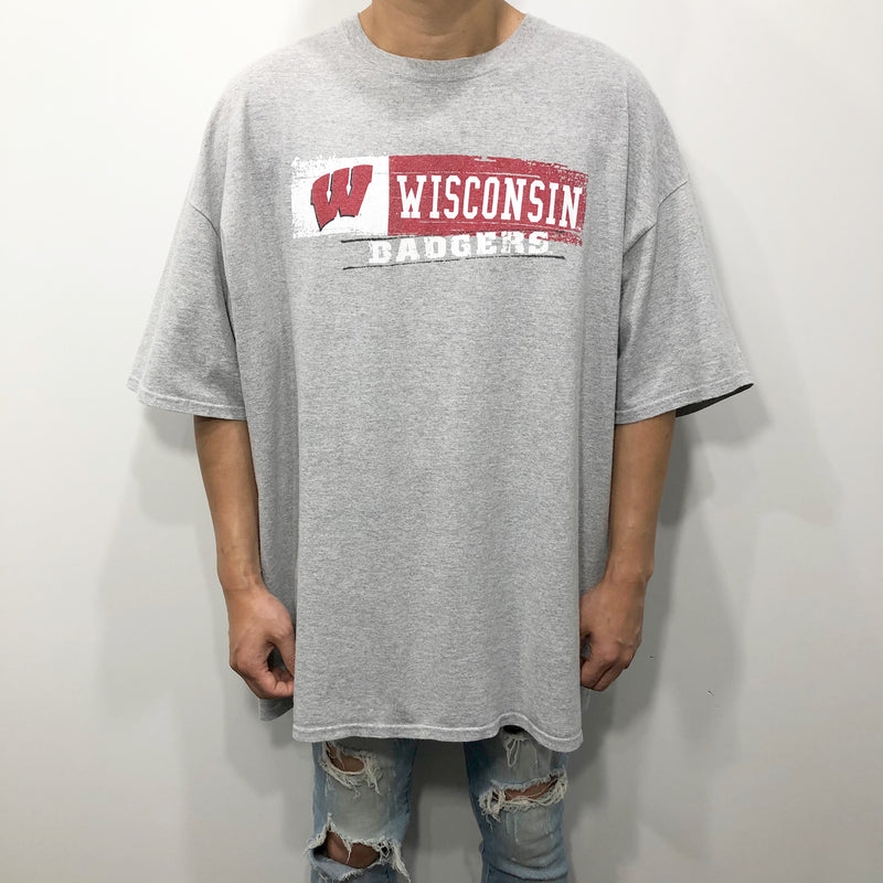 Gildan T-Shirt Wisconsin Uni Badgers (2XL/BIG)
