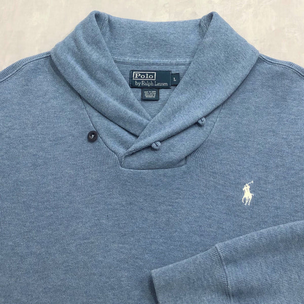 Polo Ralph Lauren Shawl Knit Sweater (L/SHORT)