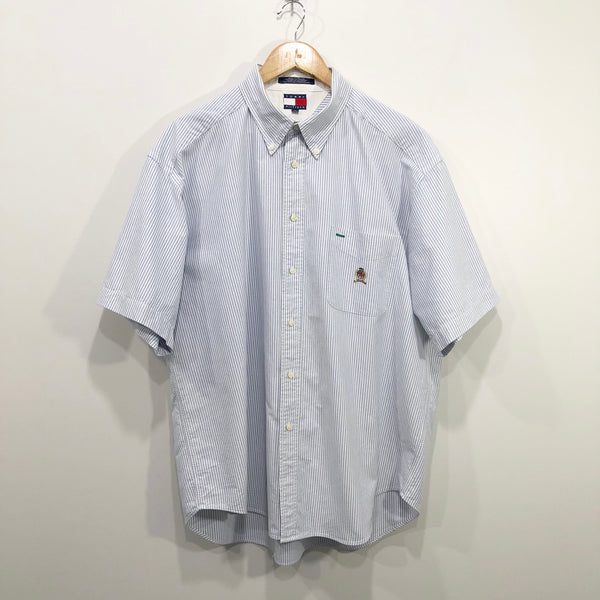 Vintage Tommy Hilfiger Shirt Lion Crest Logo (2XL)