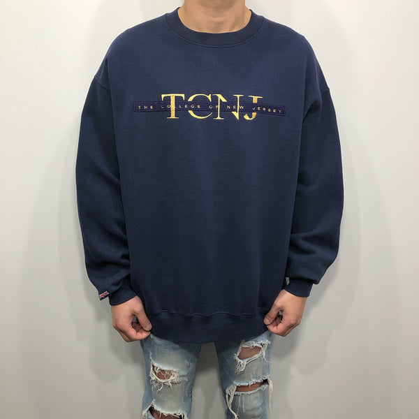 Vintage Jansport Sweatshirt The College of New Jersey (L/BIG)