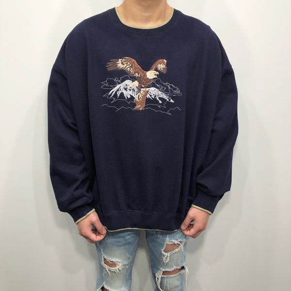 Vintage Field Tested Sweatshirt Eagle (XL/BIG/SHORT)