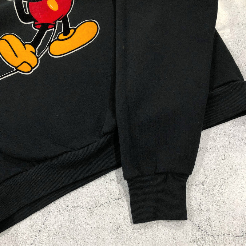Vintage Disney Fleeced Sweatshirt Mickey USA (S/SHORT)