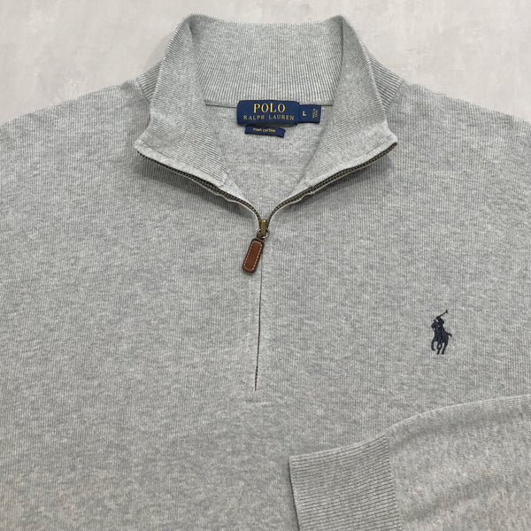 Polo Ralph Lauren Knit Quarter Zip (L/BIG/SHORT)
