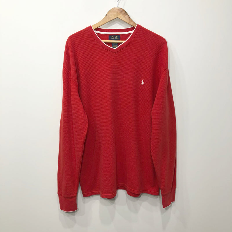 Polo Ralph Lauren Mini Waffle T-Shirt Long Sleeved (2XL)