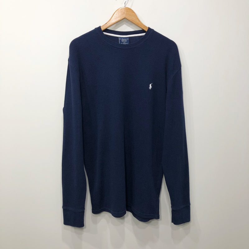 Polo Ralph Lauren Mini Waffle T-Shirt Long Sleeved (L/BIG-XL)