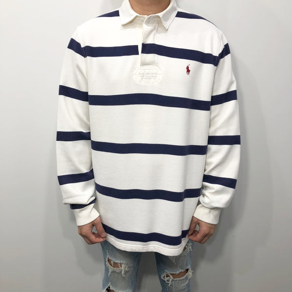 Polo Ralph Lauren Fleeced Rugby Polo (L)